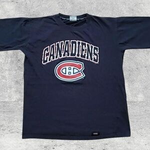VTG 2000s NHL Montreal Canadiens Waves T-Shirt Size (L)